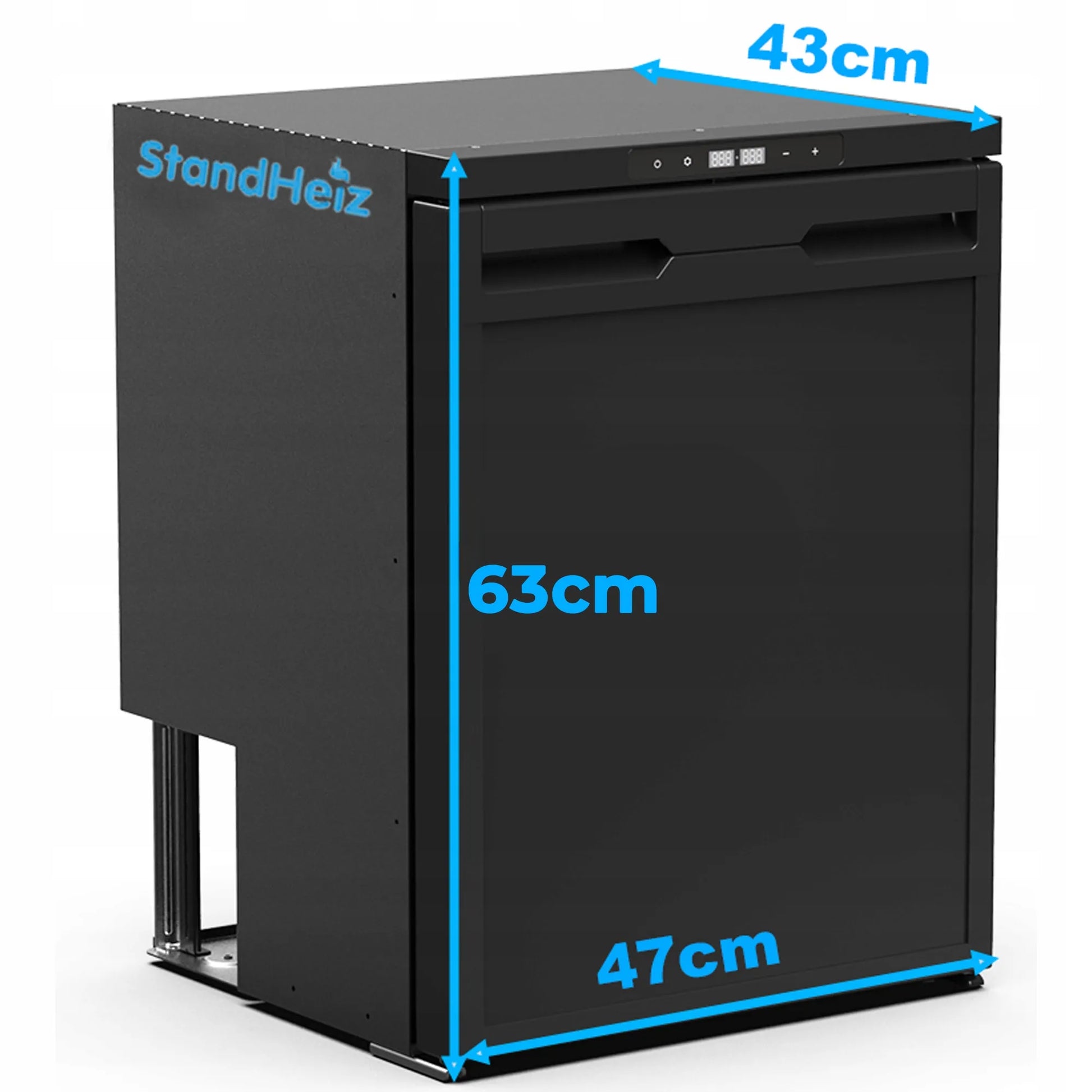 StandHeiz 65L automobilinis kompresorinis šaldytuvas 12V 24V -20°C