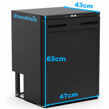 StandHeiz 65L automobilinis kompresorinis šaldytuvas 12V 24V -20°C