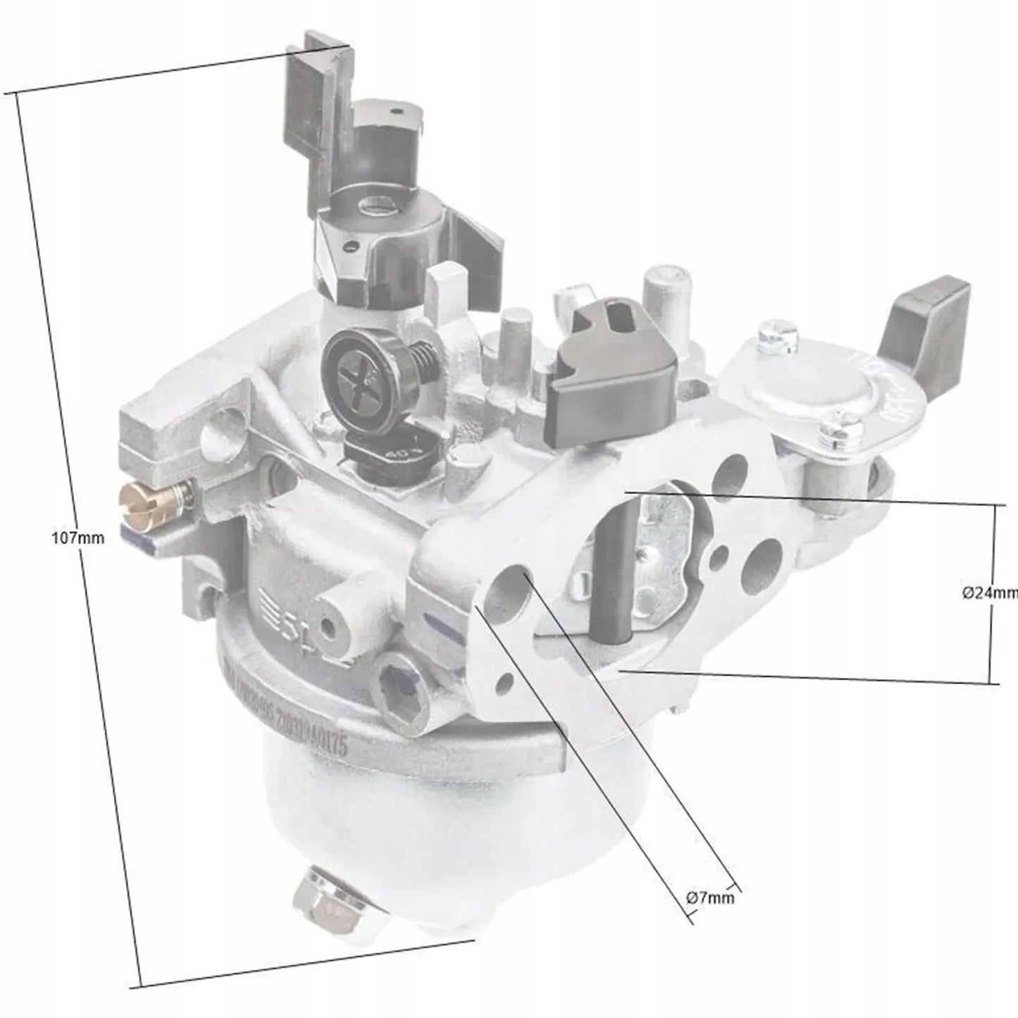StandHeiz karbiuratorius varikliams Loncin G160, G200F, LC168F-2