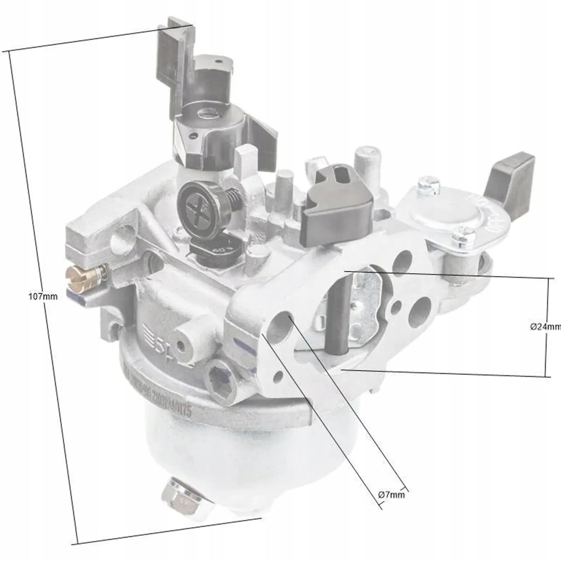 StandHeiz karbiuratorius varikliams Loncin G160, G200F, LC168F-2