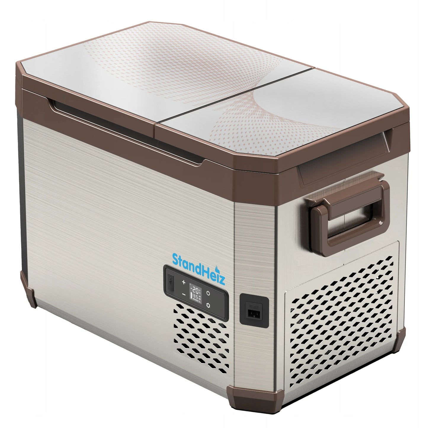 StandHeiz kompresorinis kelioninis šaldytuvas, dvi kameros, 40 l, 12V/24V/230V