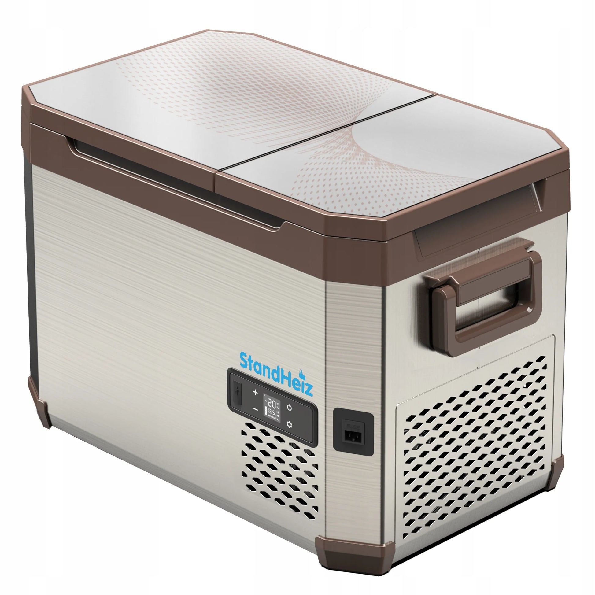 StandHeiz kompresorinis kelioninis šaldytuvas, dvi kameros, 40 l, 12V/24V/230V