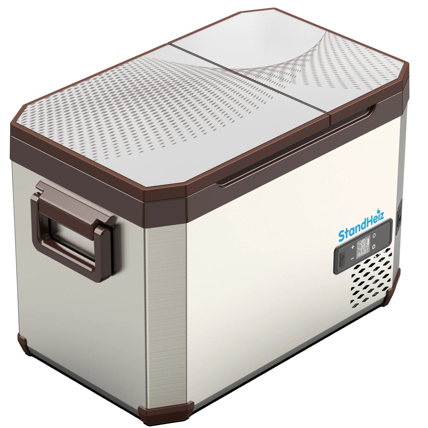 StandHeiz kompresorinis kelioninis šaldytuvas, dvi kameros, 40 l, 12V/24V/230V