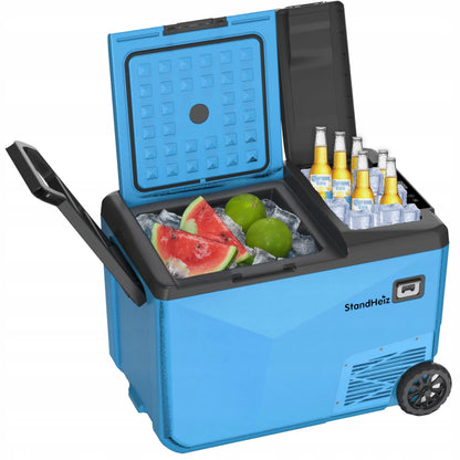 StandHeiz kompresorinis nešiojamas šaldytuvas 31,5 l 12V 24V 230V su šaldymo funkcija iki -20°C ir Bluetooth