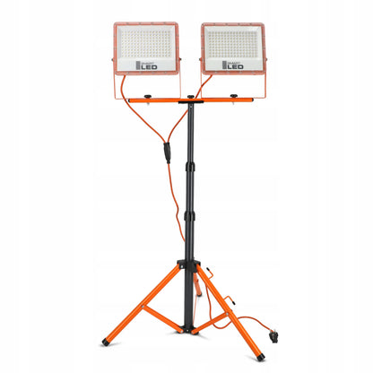 Statyvinis LED prožektorius 2x 100W 22000lm su stovu