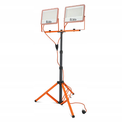 Statyvinis LED prožektorius 2x 100W 22000lm su stovu