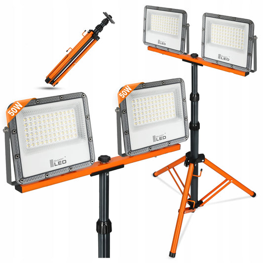 Statyvinis LED prožektorius Smartled 100W 18000lm su stovu