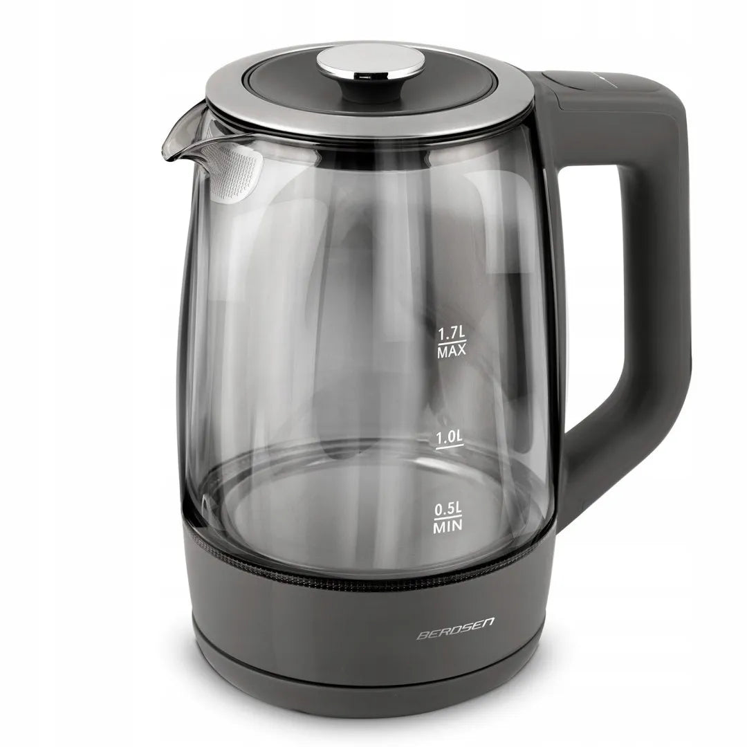 Stiklinis elektrinis virdulys Berdsen BD-711, 1,7 l