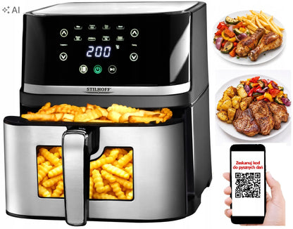 STILHOFF AIRFRYER Pro 6,5 l bekontaktė gruzdintuvė