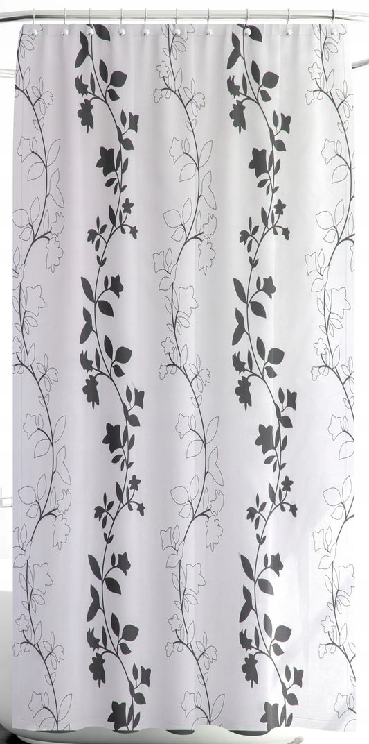 Storo audinio dušo užuolaida „DOWIKA HOME LINE“ 180 × 180 cm, voniai ir dušui, ZP02