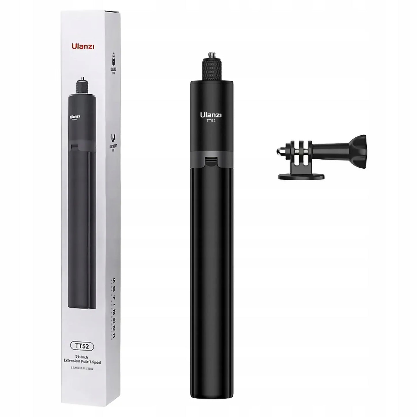 Stovas / asmenukių lazda 2-in-1 ULANZI TT52 150cm sportinėms kameroms, pvz., GoPro