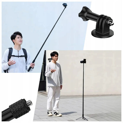 Stovas / asmenukių lazda 2-in-1 ULANZI TT52 150cm sportinėms kameroms, pvz., GoPro