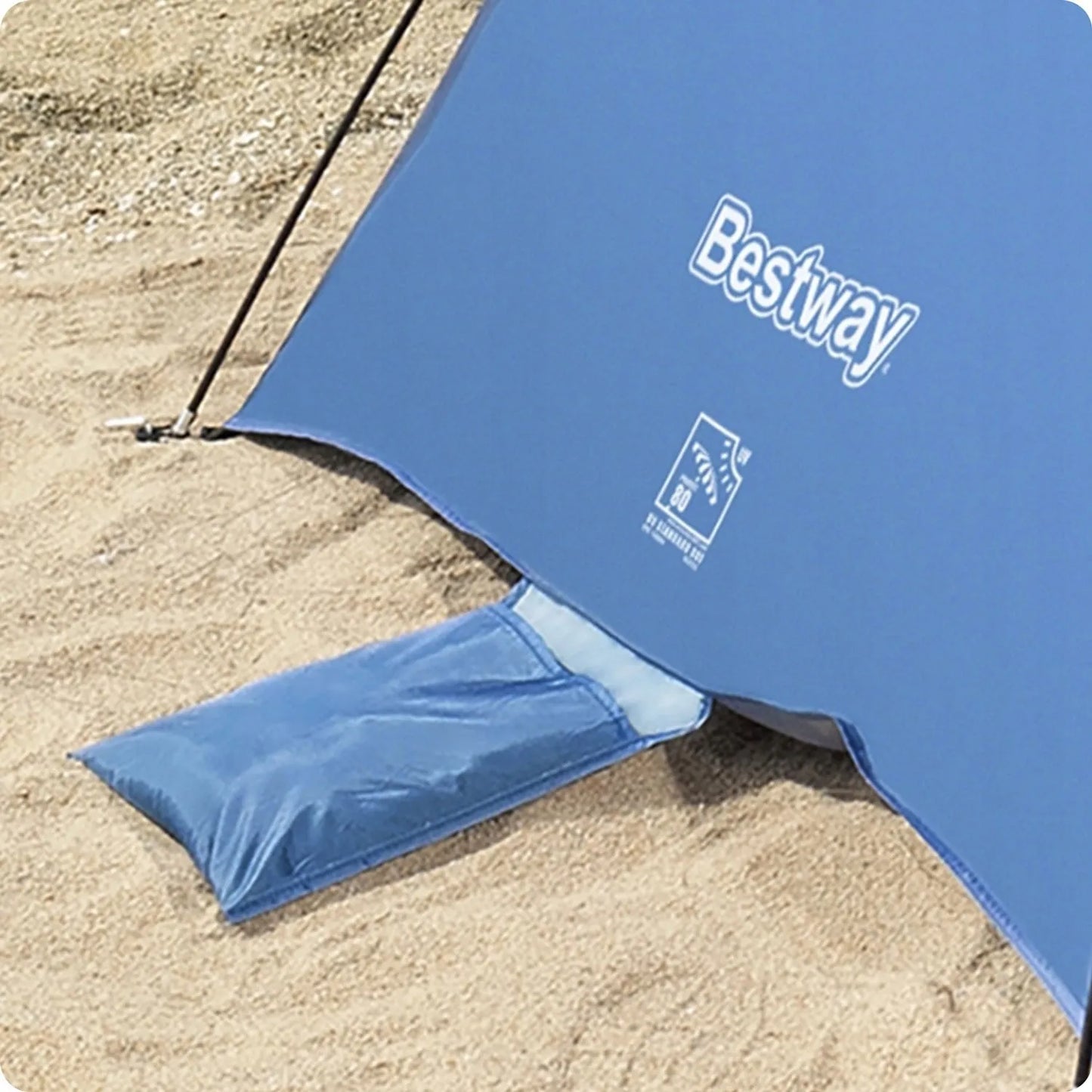 Sulankstoma paplūdimio palapinė Bestway Beach Ground 2, 200x120 cm, lengva, 2 asmenims