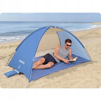 Sulankstoma paplūdimio palapinė Bestway Beach Ground 2, 200x120 cm, lengva, 2 asmenims
