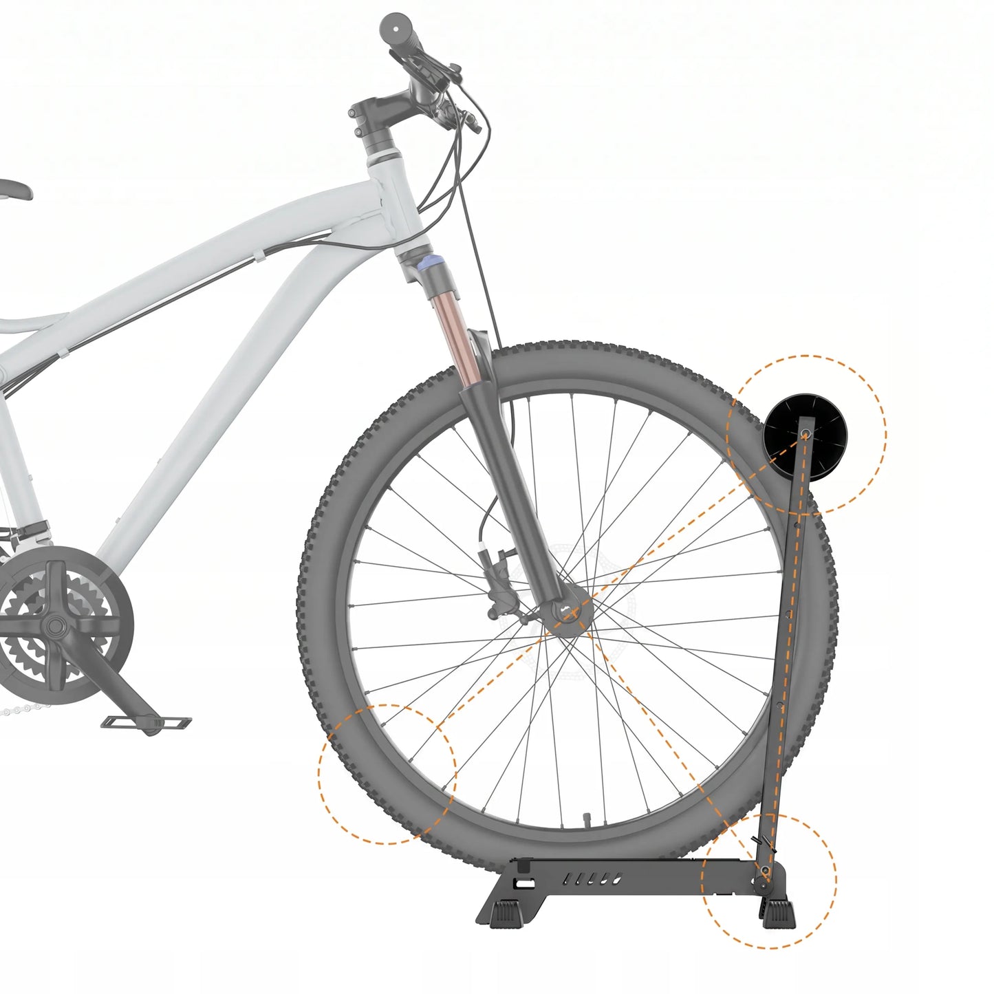 Sulankstomas dviračių stovas Boste F1 laikiklis dviračiui 20-29'' 35 kg