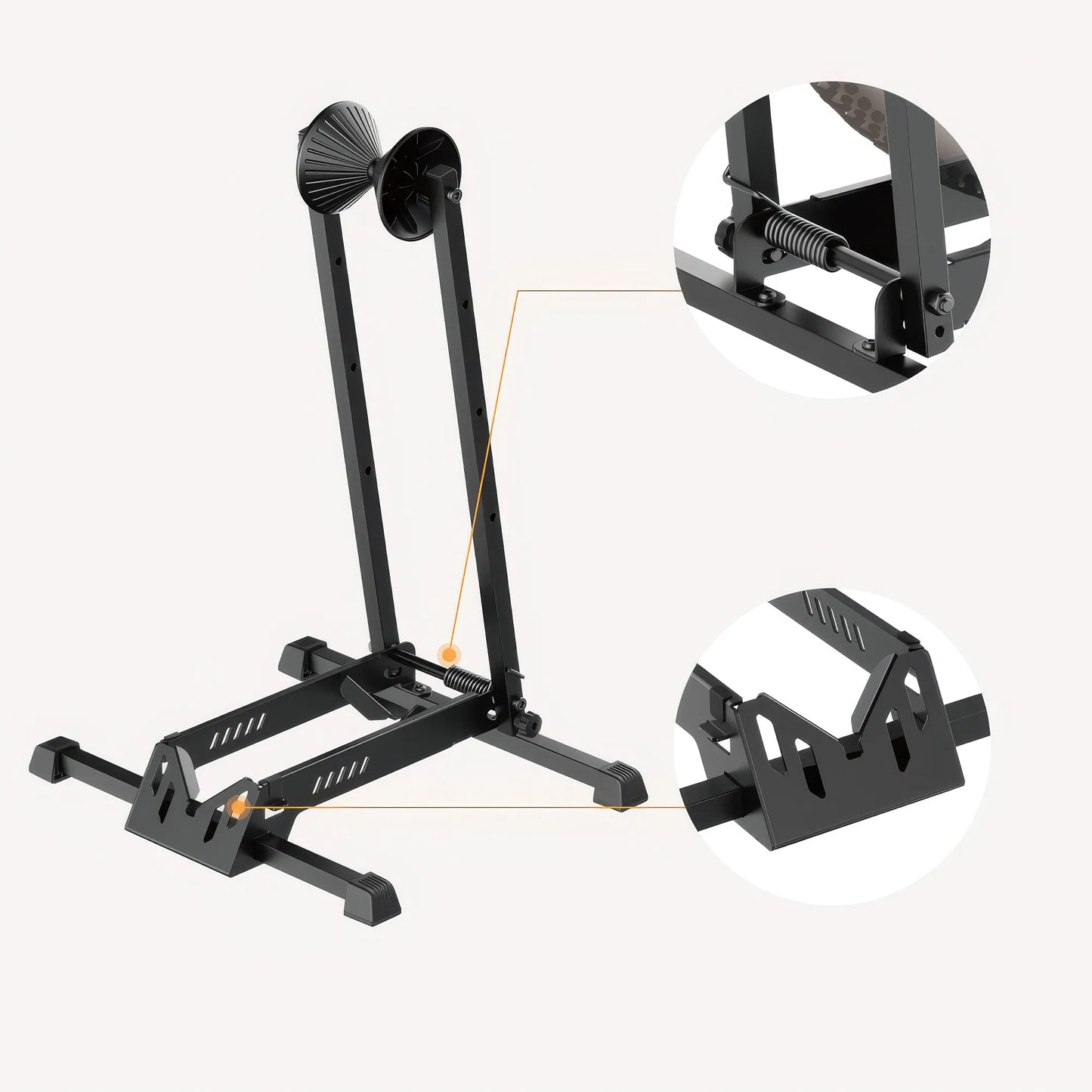 Sulankstomas dviračių stovas Boste F1 laikiklis dviračiui 20-29'' 35 kg