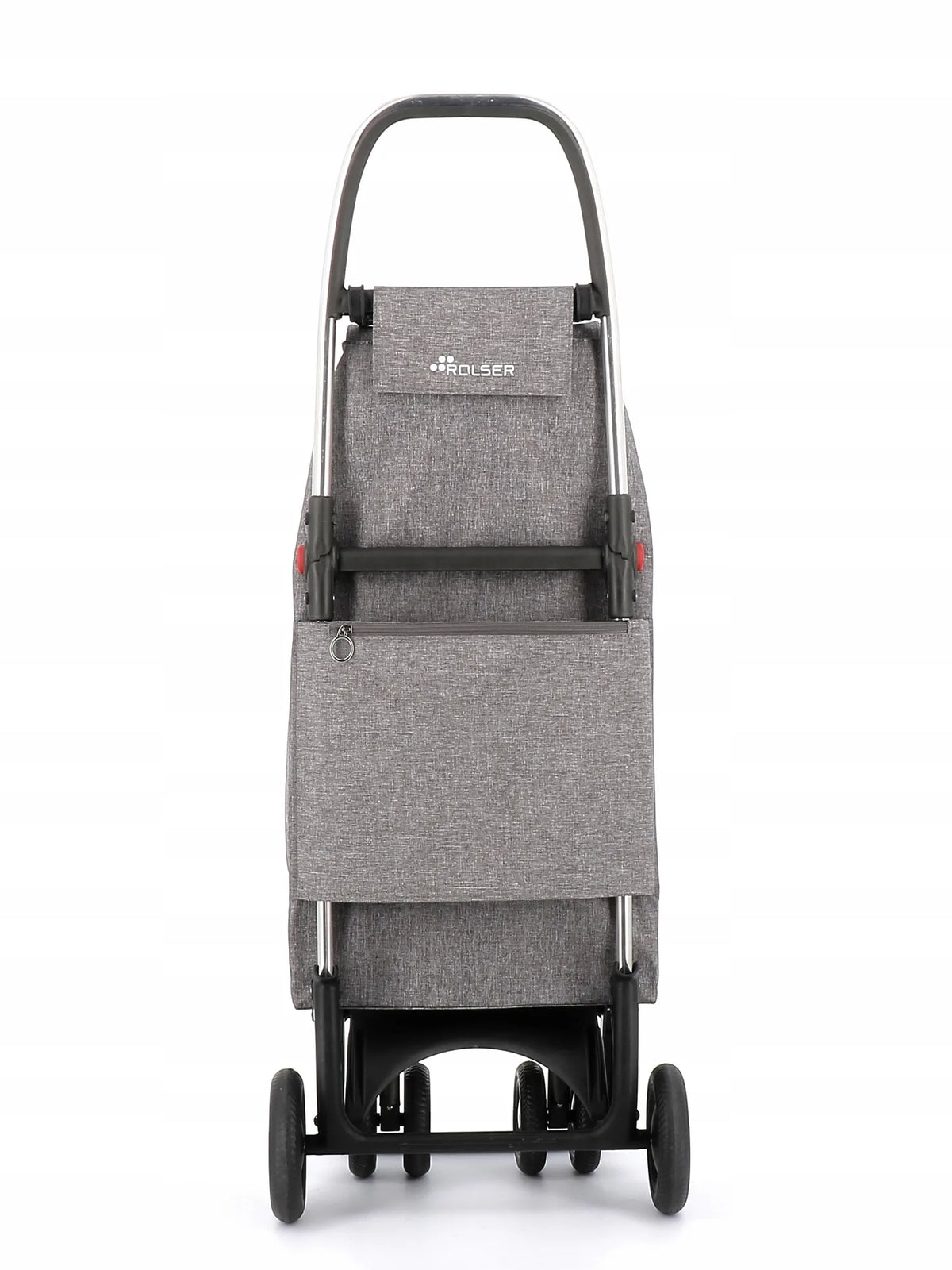 Sulankstomas pirkinių vežimėlis „Rolser I-Max Tweed 4LT“, 4 ratai, 2 pasukami, pilkas