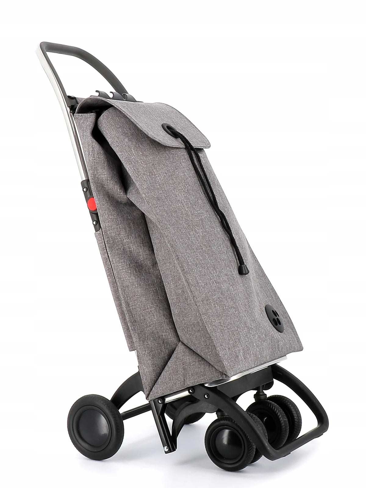 Sulankstomas pirkinių vežimėlis „Rolser I-Max Tweed 4LT“, 4 ratai, 2 pasukami, pilkas