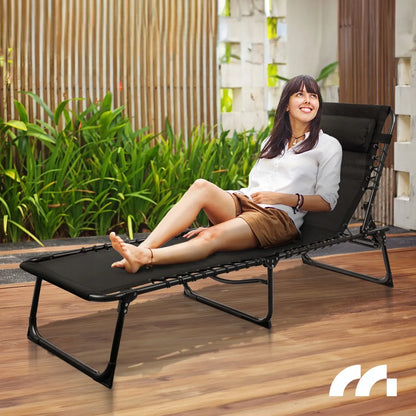 Sulankstomas sodo gultas Maltec OASIS BLACK