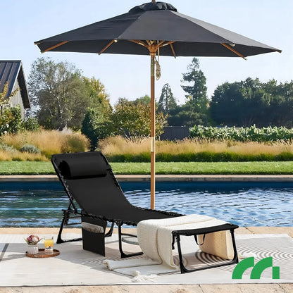 Sulankstomas sodo gultas Maltec OASIS BLACK