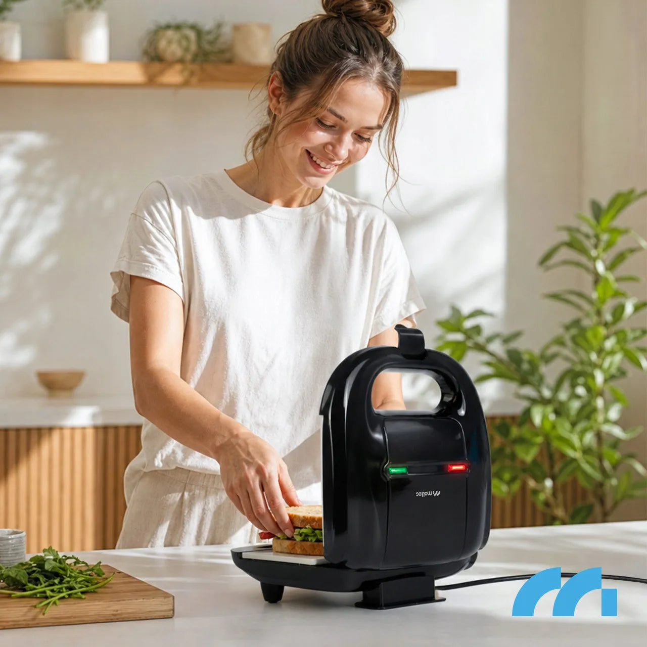 Sumuštinių keptuvas MalTec Toasty750W su keramine danga