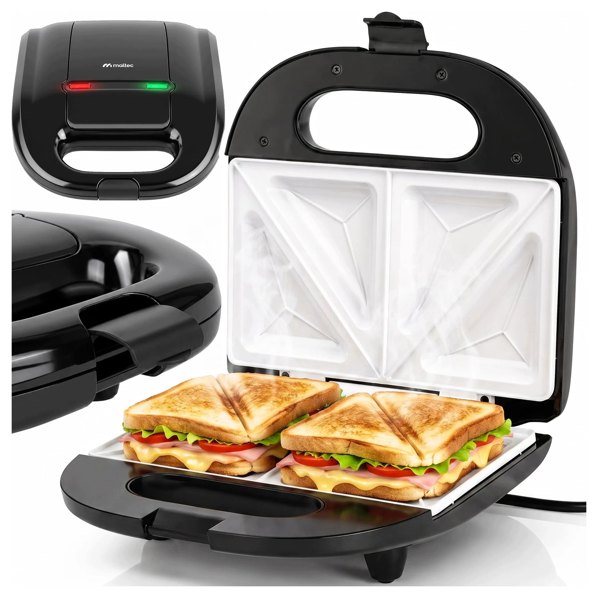 Sumuštinių keptuvas MalTec Toasty750W su keramine danga
