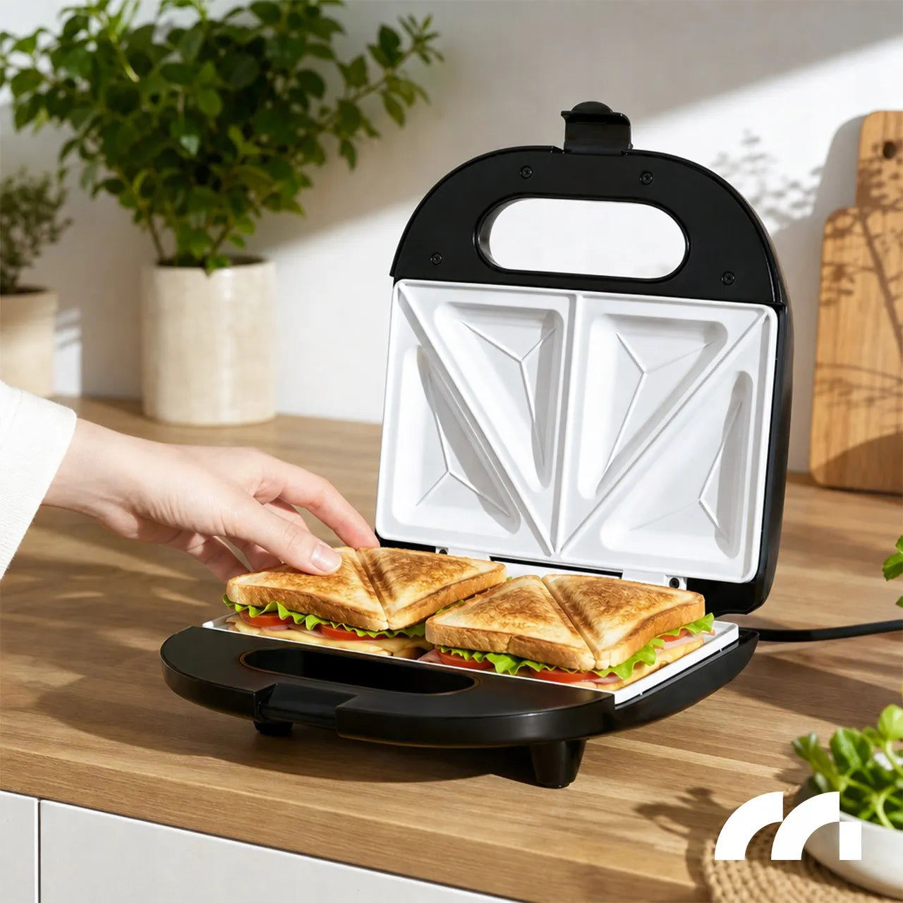 Sumuštinių keptuvas MalTec Toasty750W su keramine danga
