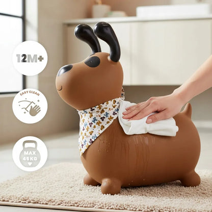 Sun Baby guminis šokliukas vaikams „REKSIO“ su pompa ir bandana