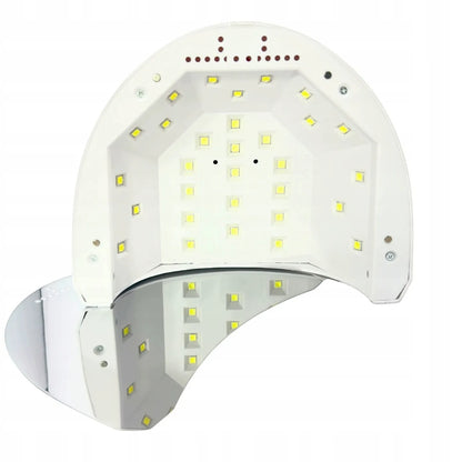 SUN one 48 W LED ir UV nagų lempa hibridiniam lakavimui ir geliui, balta