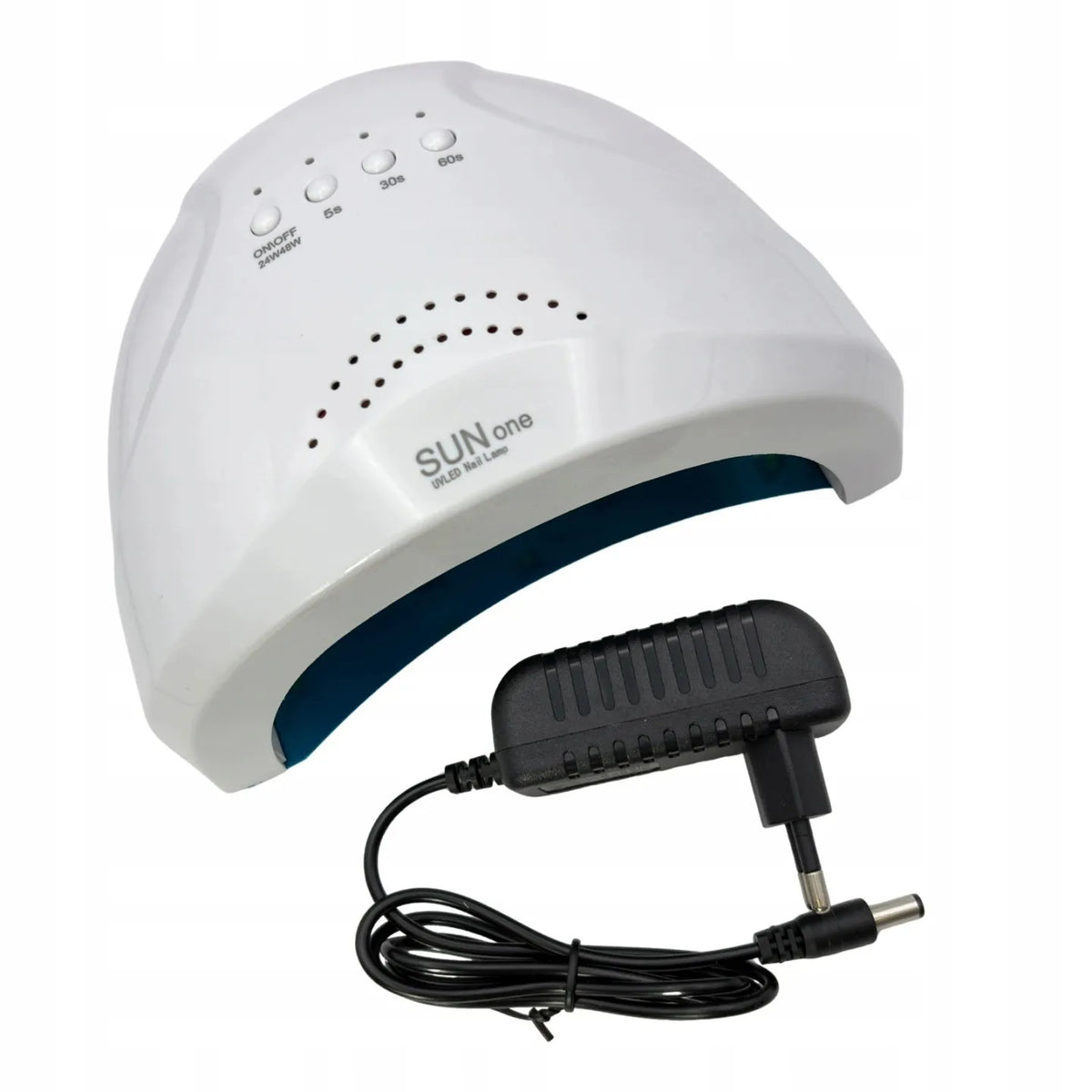 SUN one 48 W LED ir UV nagų lempa hibridiniam lakavimui ir geliui, balta