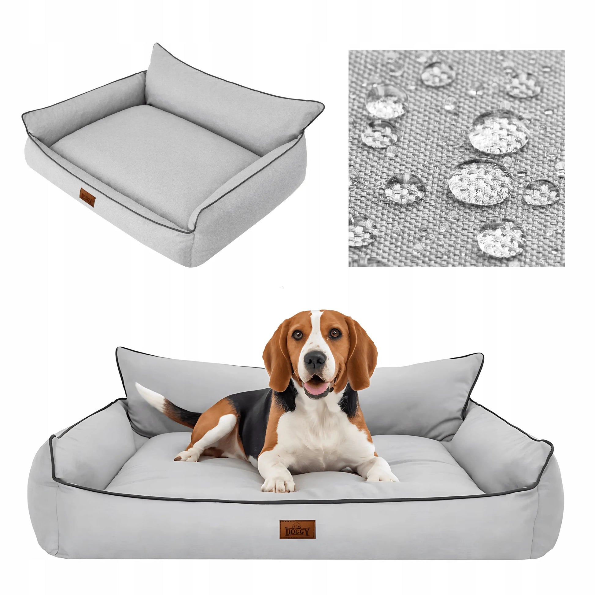 Šuns gultas – vandeniui atsparus aptvaras – šuns sofa – XL 82x63 cm