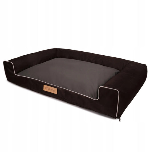Šunų guolis, lova, sofa L, atsparus vandeniui su NEMOKAMU GRAVIRAVIMU 82x50