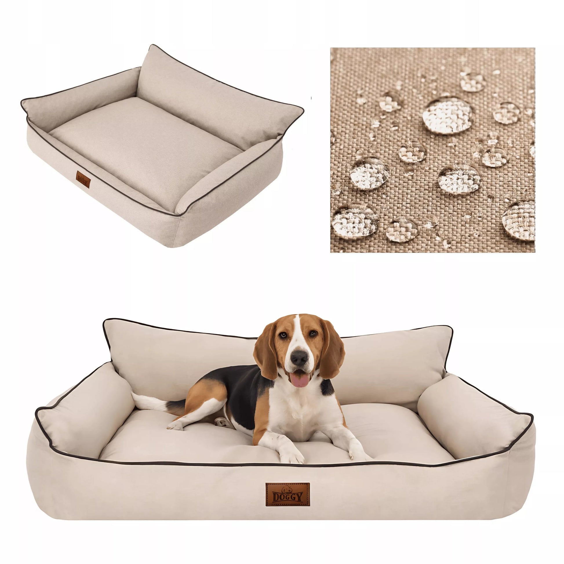 Šunų guolis – vandeniui atsparus aptvaras – šunų sofa – XL 82x63 cm