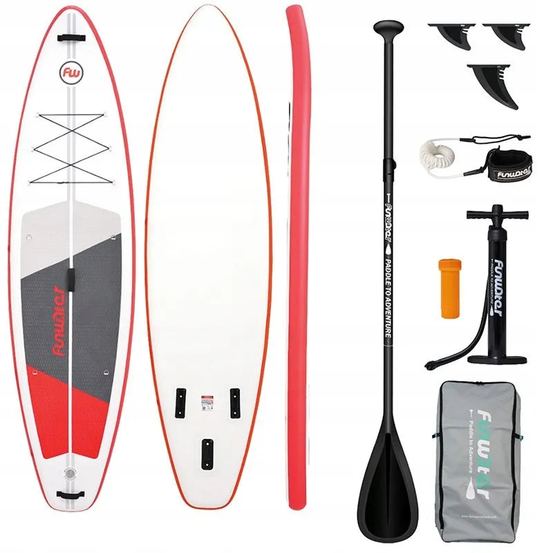 SUP irklentė FunWater SUPFW69C 3,35 m (raudona-balta)