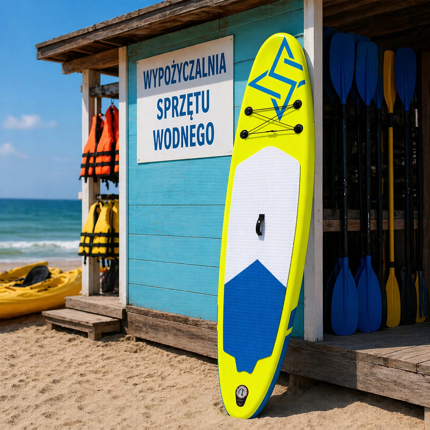 SUP irklentė su priedais, pripučiama, 305 cm