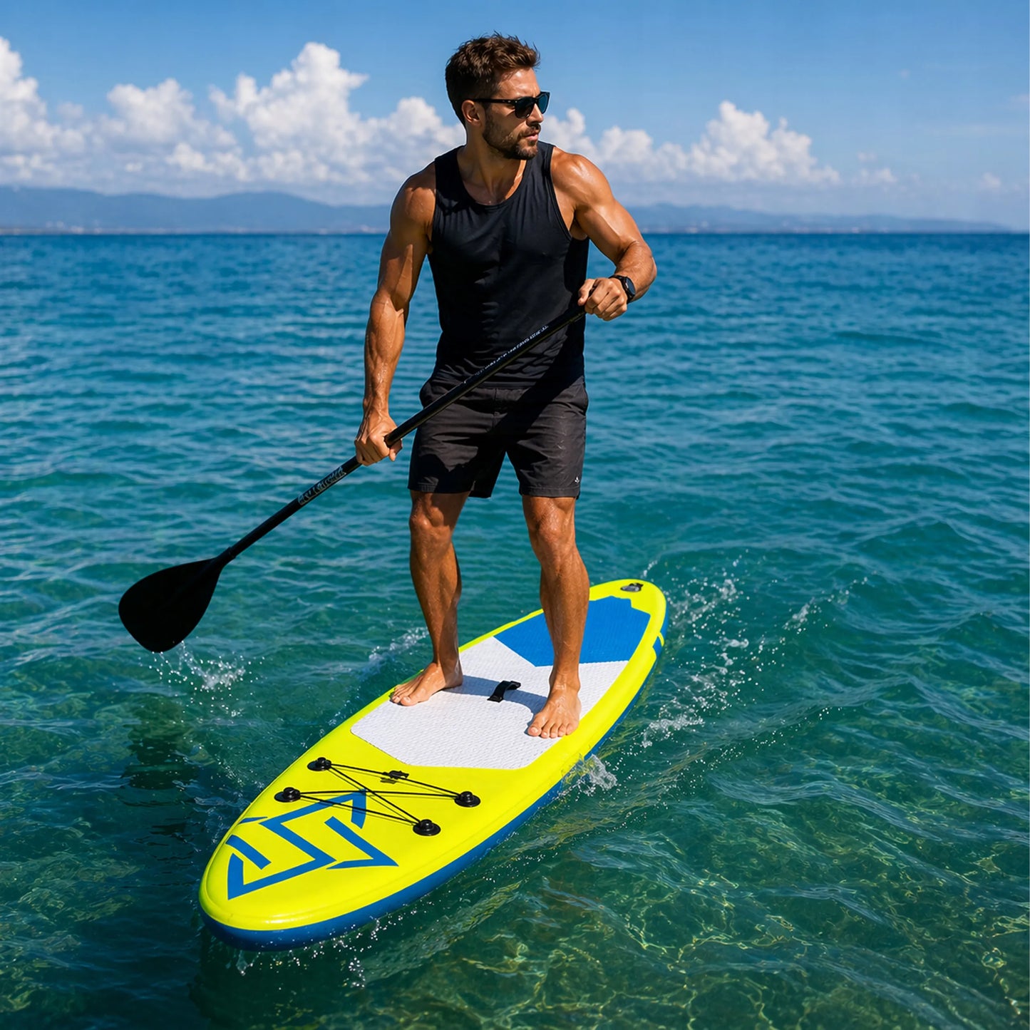 SUP irklentė su priedais, pripučiama, 305 cm