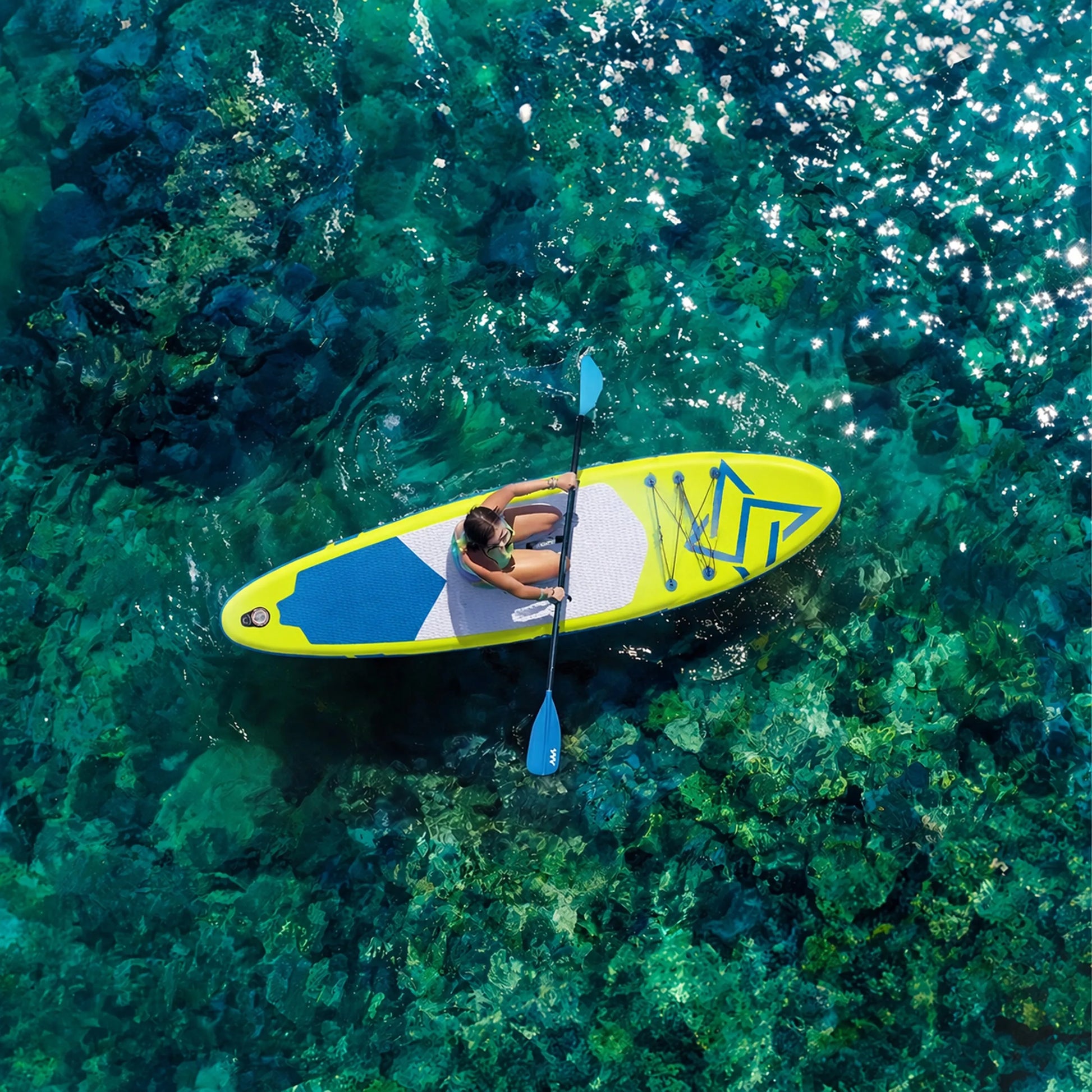 SUP irklentė su priedais, pripučiama, 305 cm