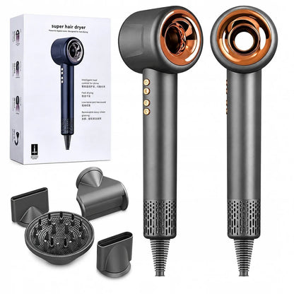 „Super Hair Dryer Girox“ plaukų džiovintuvas su jonizacija, 1600 W, 4 antgaliai