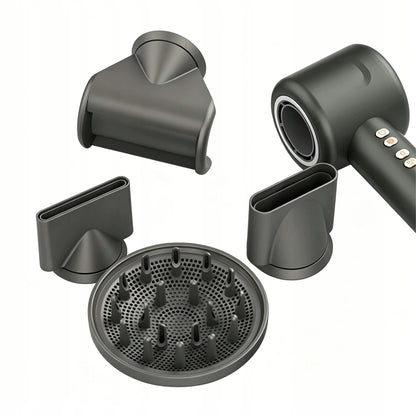 „Super Hair Dryer Girox“ plaukų džiovintuvas su jonizacija, 1600 W, 4 antgaliai