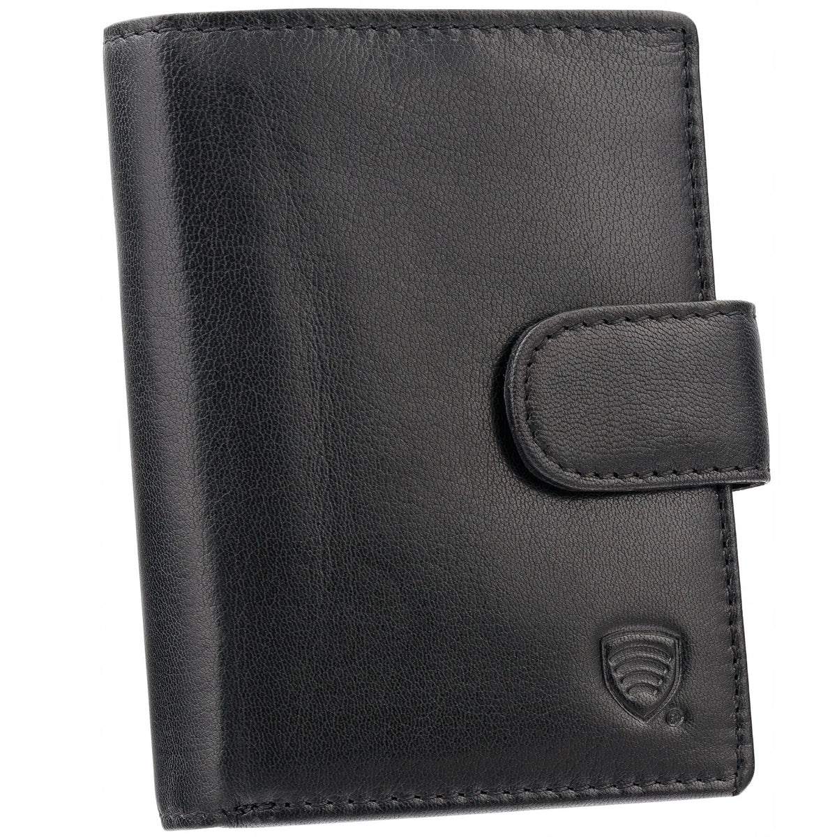 Talpi vyriška vertikali odinė piniginė su RFID BLOCK™ apsauga, juoda | KORUMA