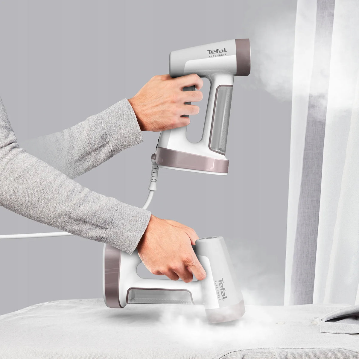 „Tefal“ 2 viename drabužių garintuvas, 1800 W, 180 ml, DT8720E0