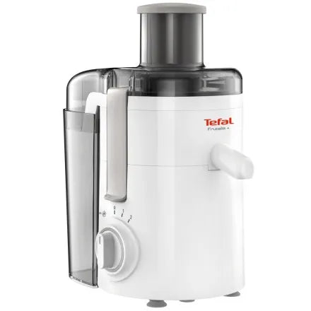TEFAL Frutelia Plus ZE370138 sulčiaspaudė, 350 W, 2 greičiai, balta ir pilka