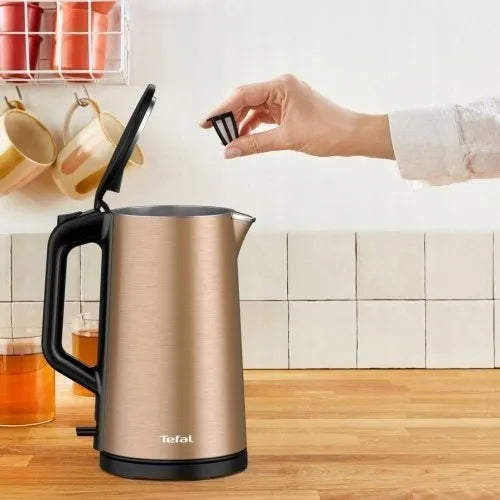 TEFAL KI583C elektrinis virdulys, 2000 W, 1,5 l, geltonos ir auksinės spalvos