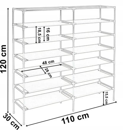 Tekstilinė batų spintelė Gabi, juoda