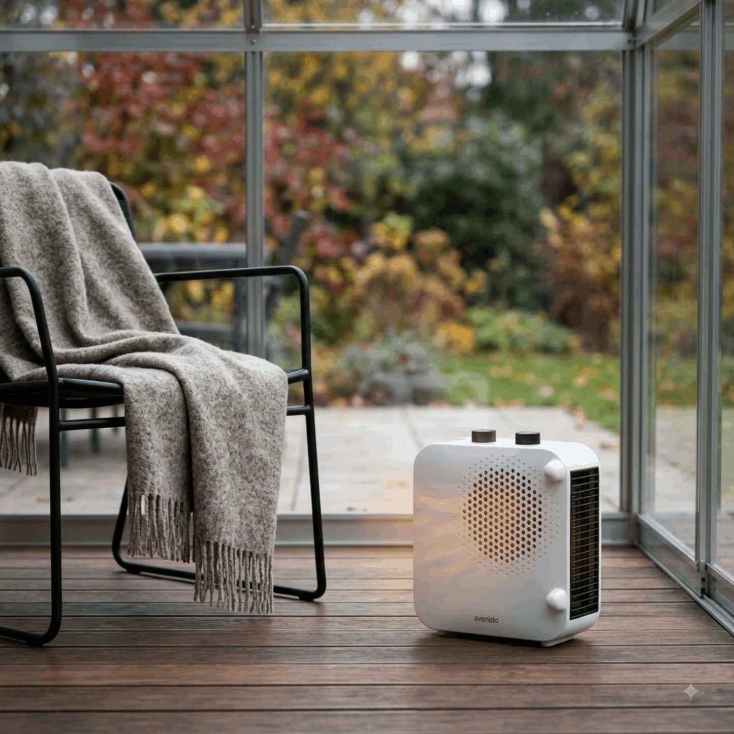 Termoventiliatorius avenido AV7760, elektrinis šildytuvas 2000 W, su termostatu