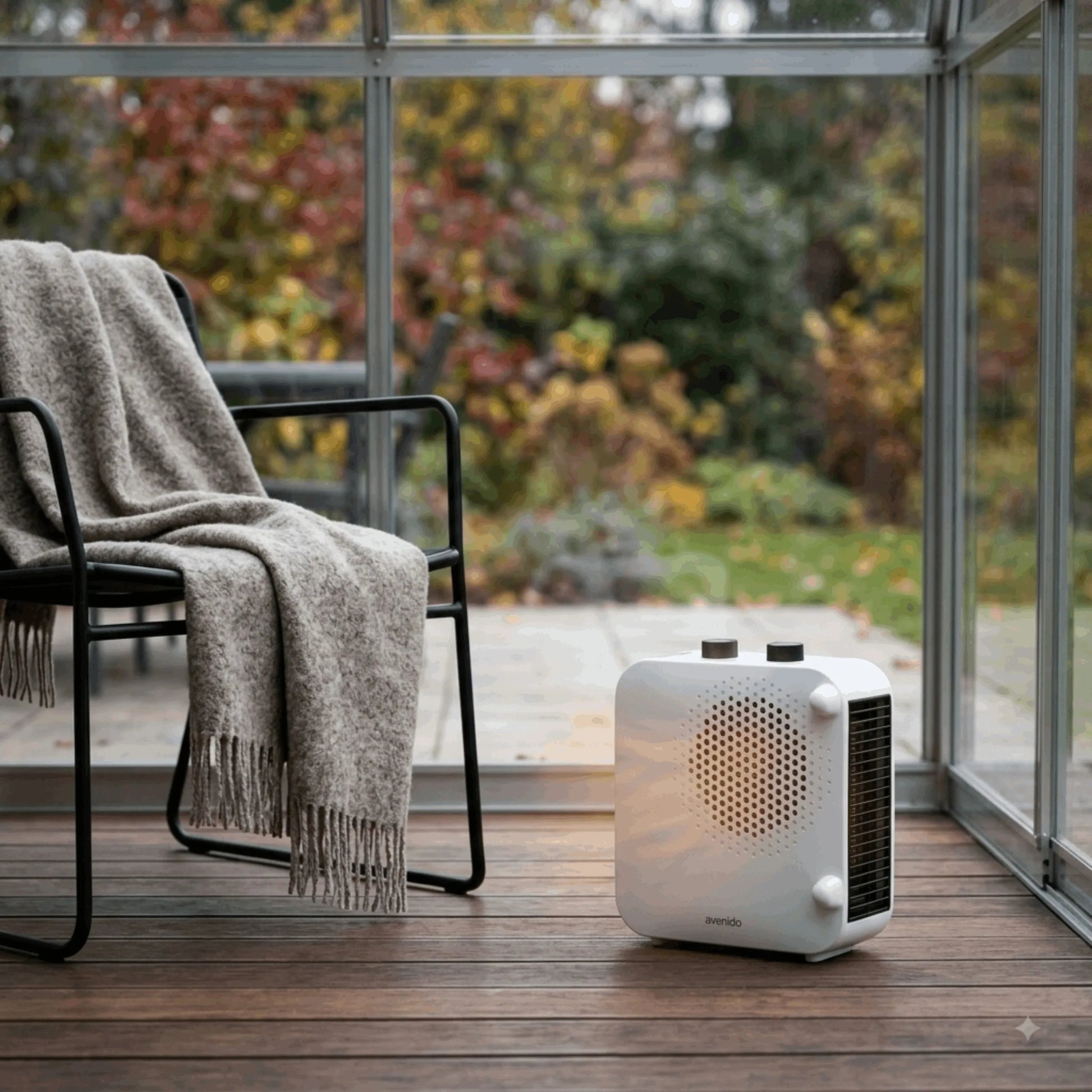 Termoventiliatorius avenido AV7760, elektrinis šildytuvas 2000 W, su termostatu