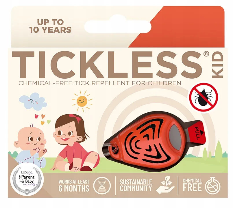 TICKLESS profesionali ultragarsinė apsauga nuo erkių vaikams
