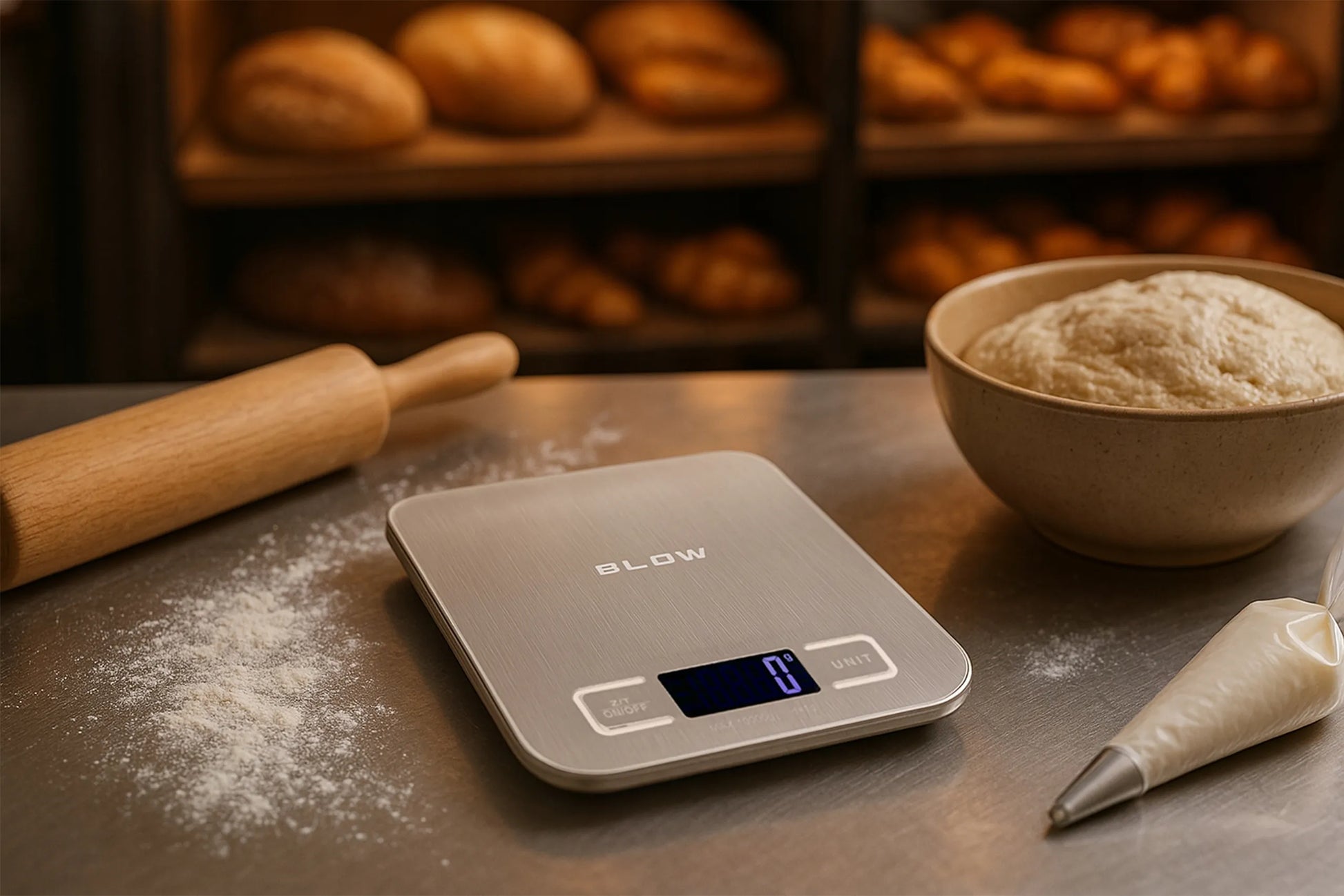 Tikslios elektroninės virtuvinės ir juvelyrinės svarstyklės 10 kg 1 g, su taros funkcija, LCD ekranu ir baterijomis