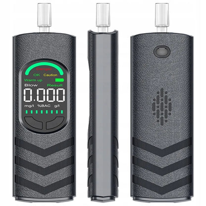 Tikslus skaitmeninis elektrocheminis alkotesteris su LCD ekranu ir 5 antgaliais