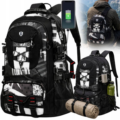 Trekkinginė turistinė kuprinė stovyklavimui kelionėms į kalnus 30L Survival
